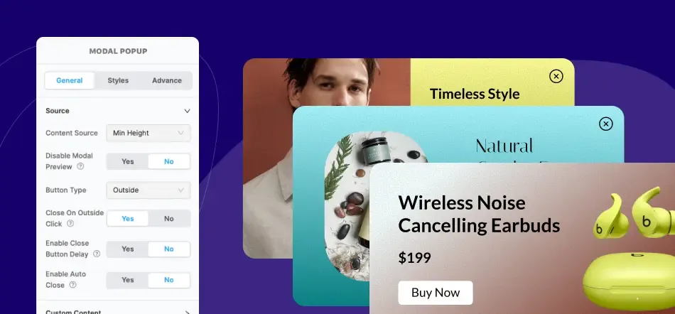 pop up modal