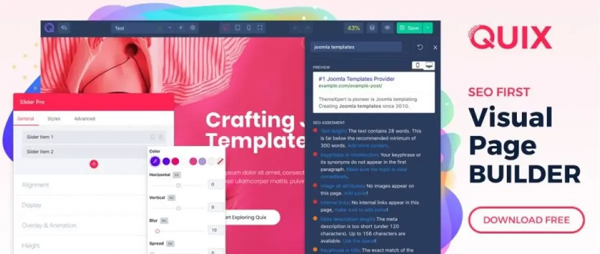 quix landing page