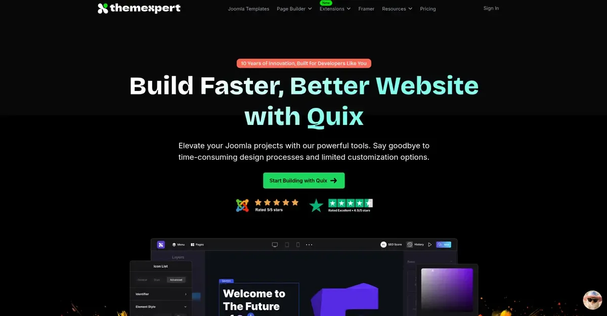 quix page