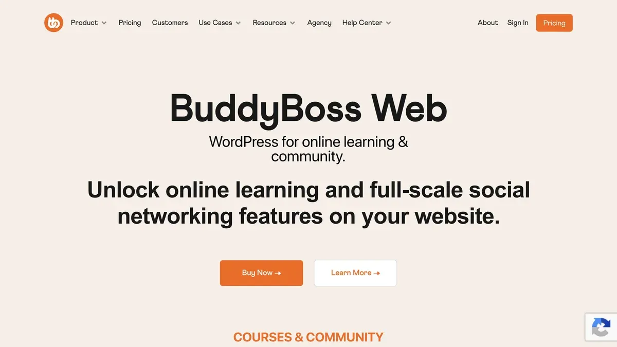 BuddyBoss WordPress Community Plugin