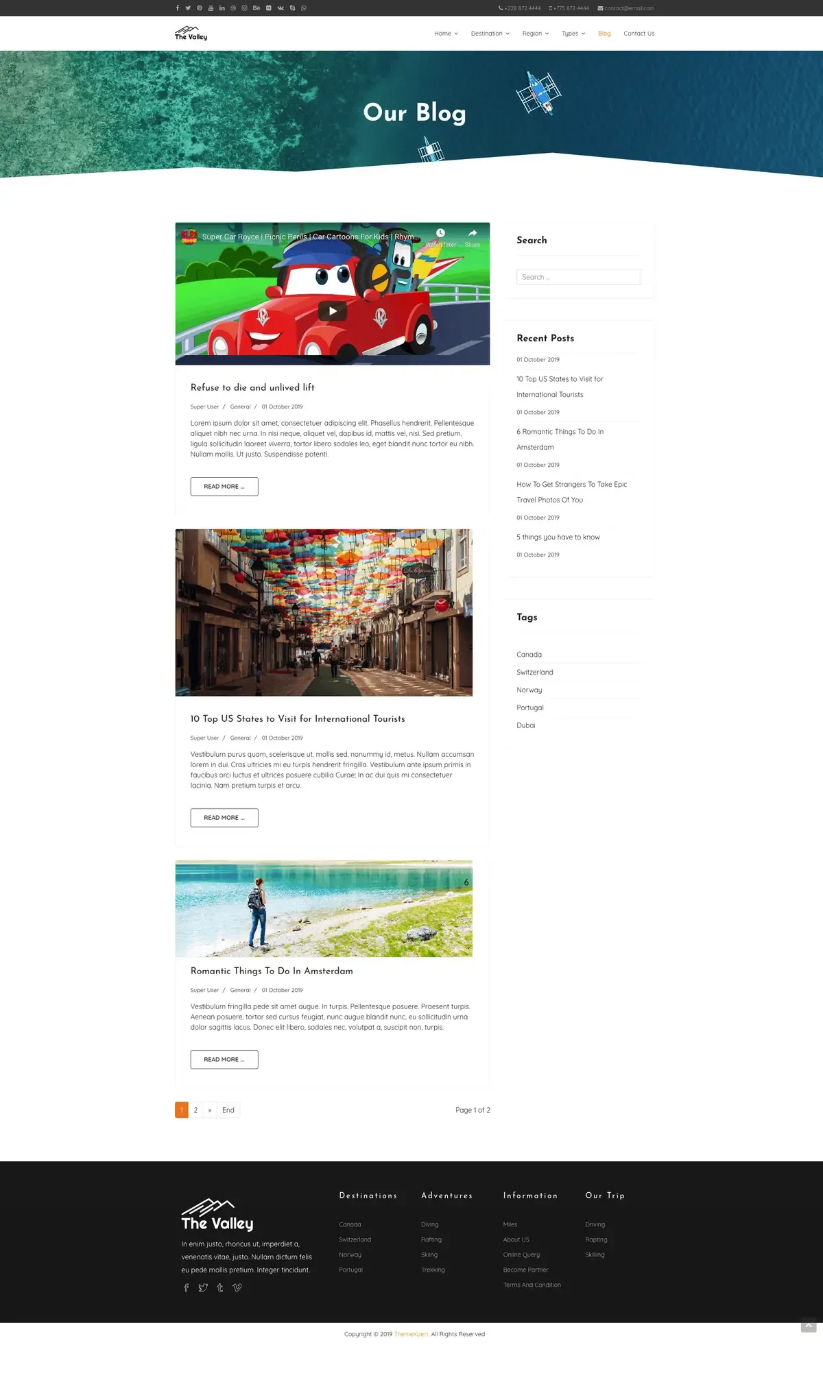 Blog Page