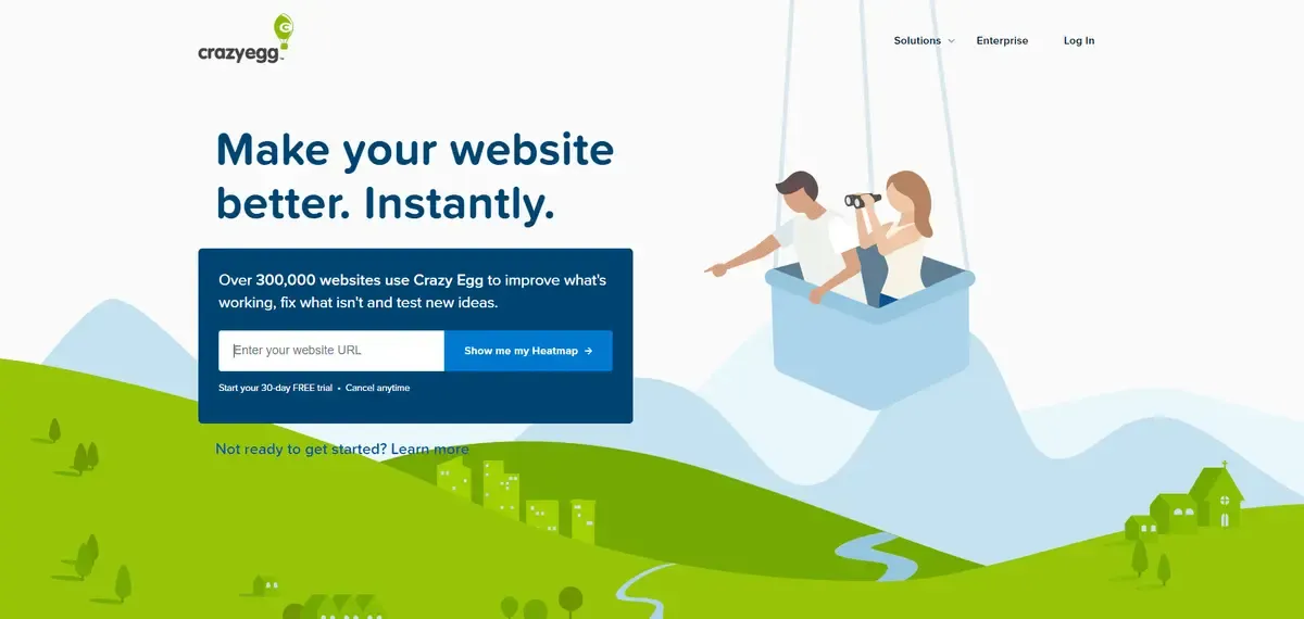 Crazy Egg Website Optimization Heatmaps A B Testing 1