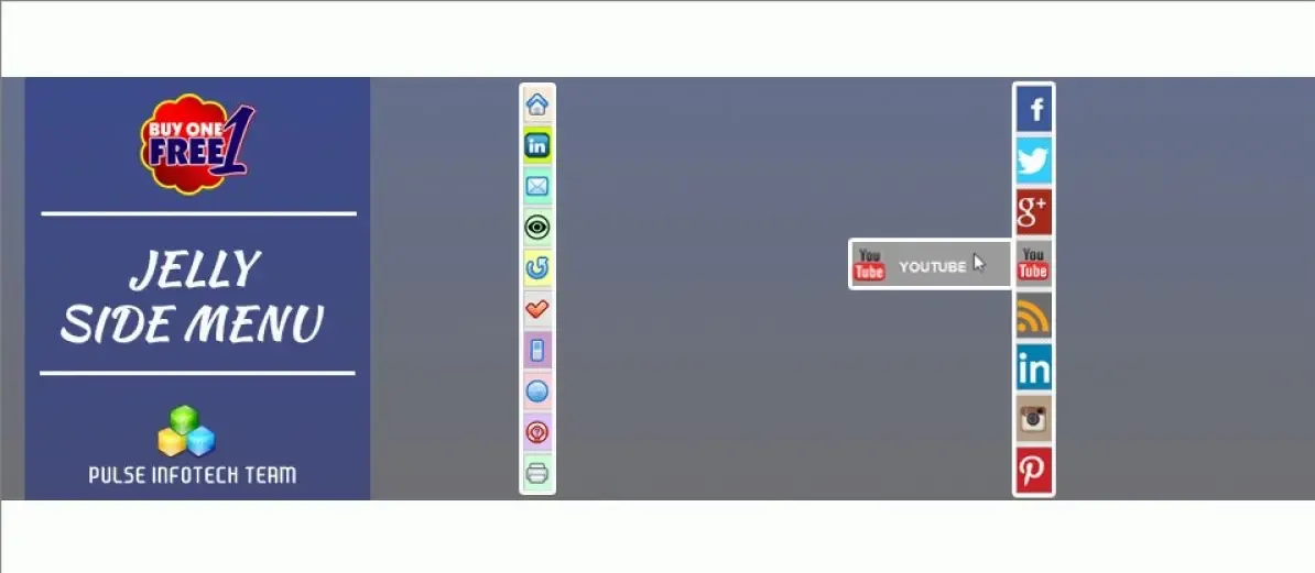 jelly side menu