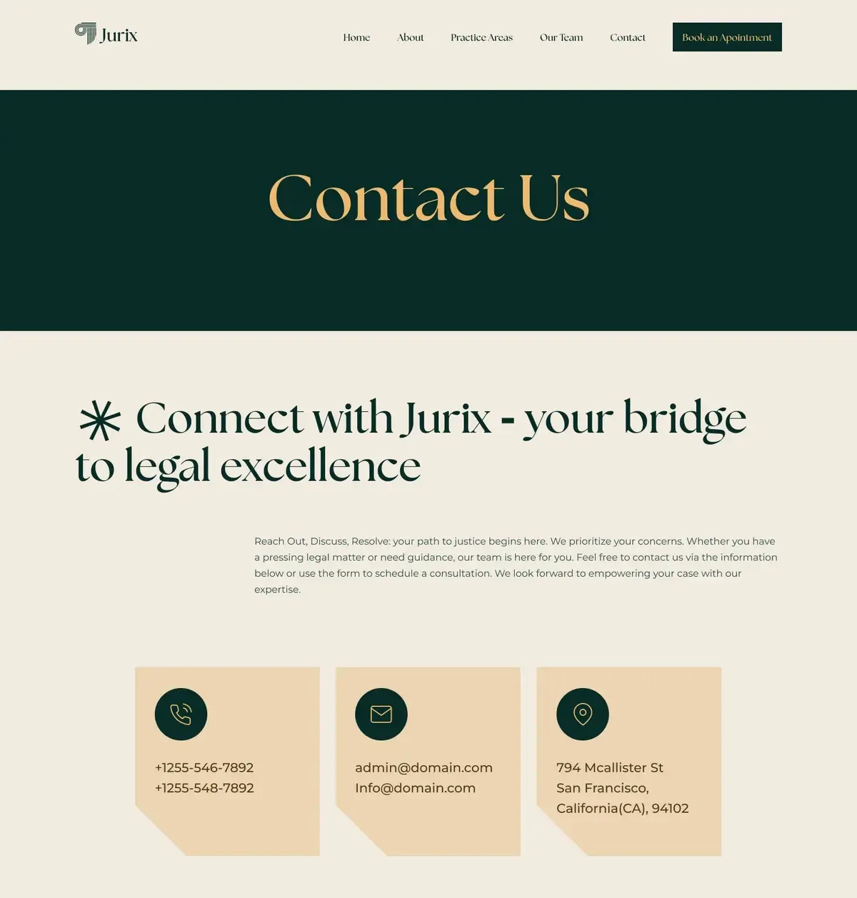 contact us