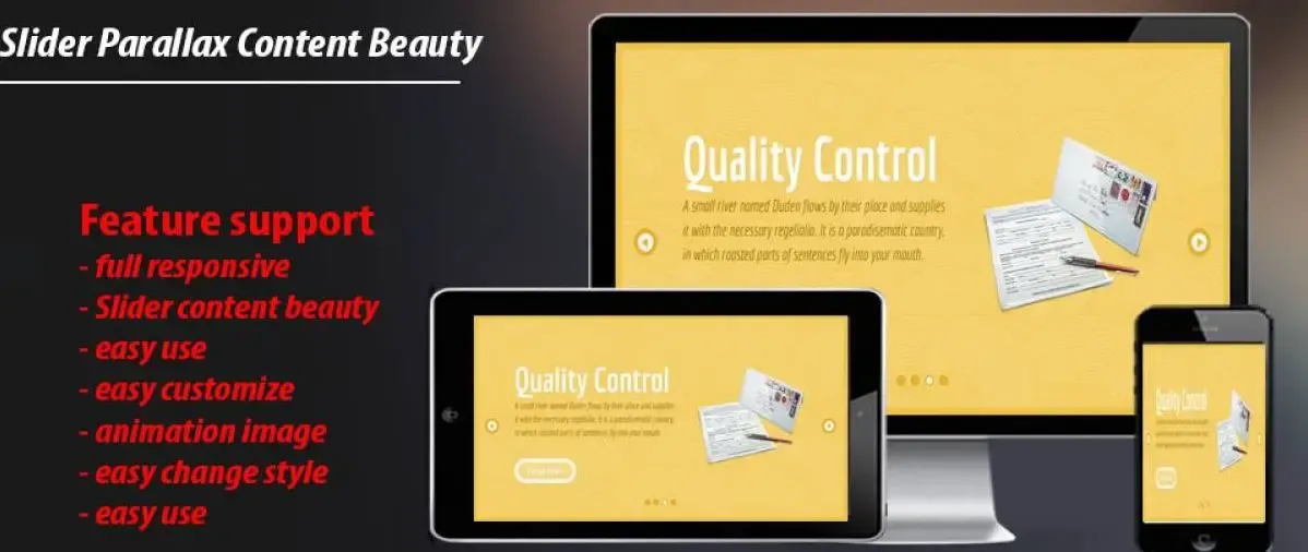 slider parallax banner