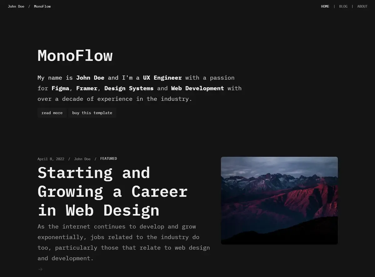 monoflow