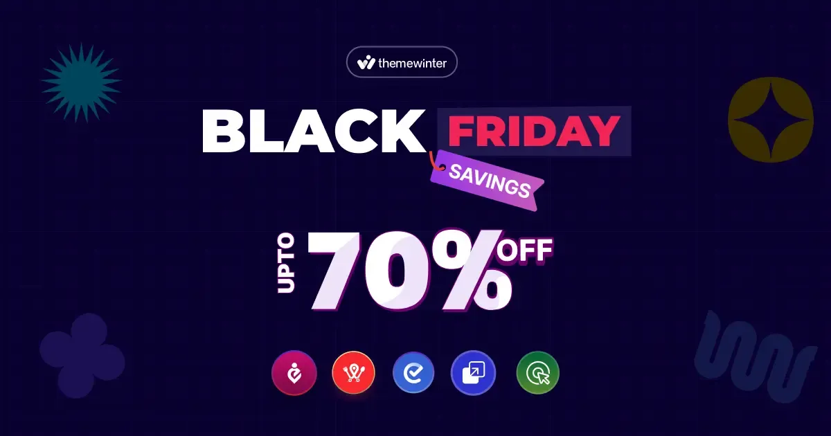balck friday themewinter blog banner