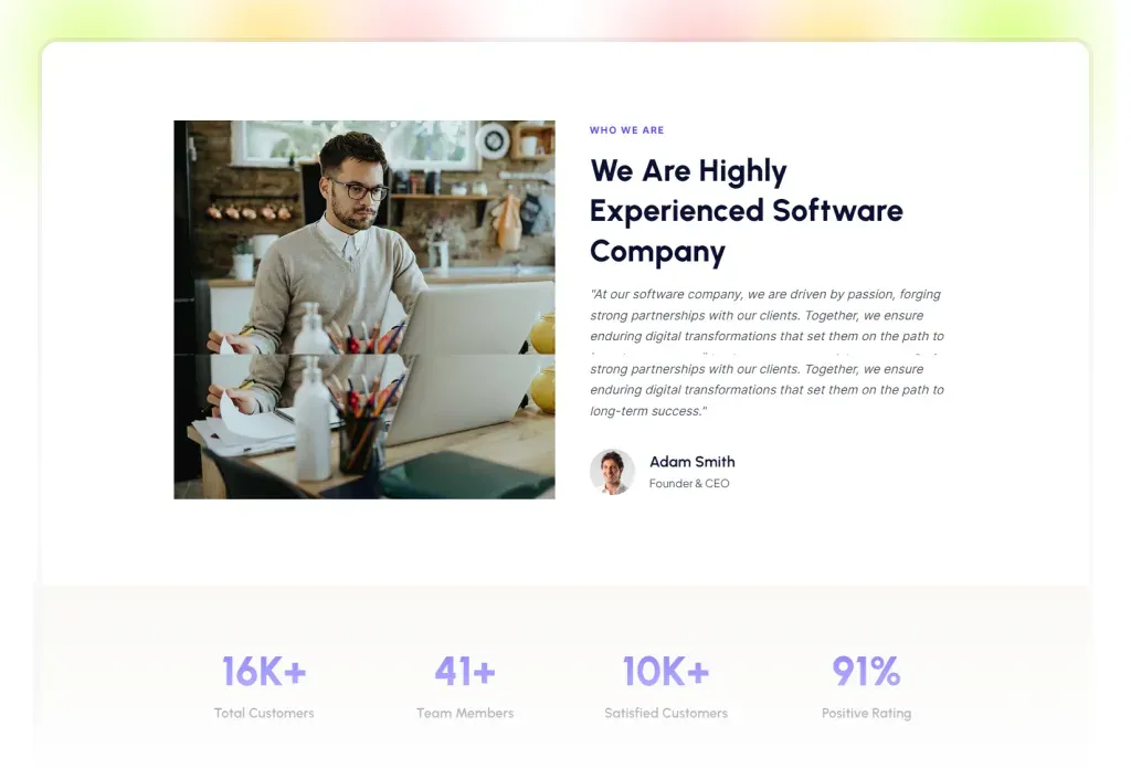 Home (dark) page of the Sassy Joomla template