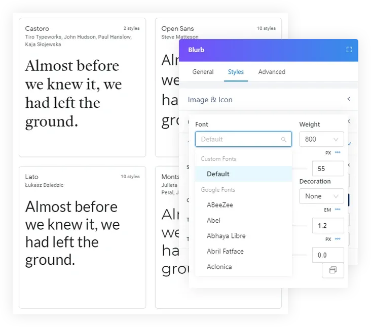 Google Font delivery with font-display swap in Quix