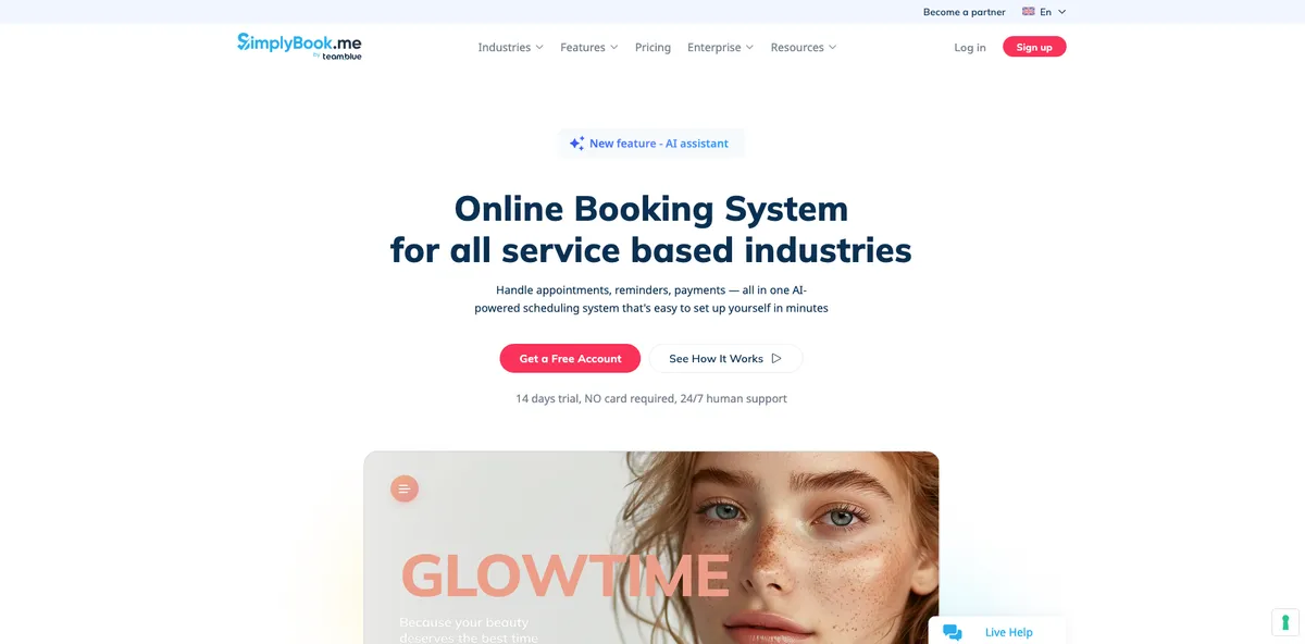 SimplyBook.me Online Booking System