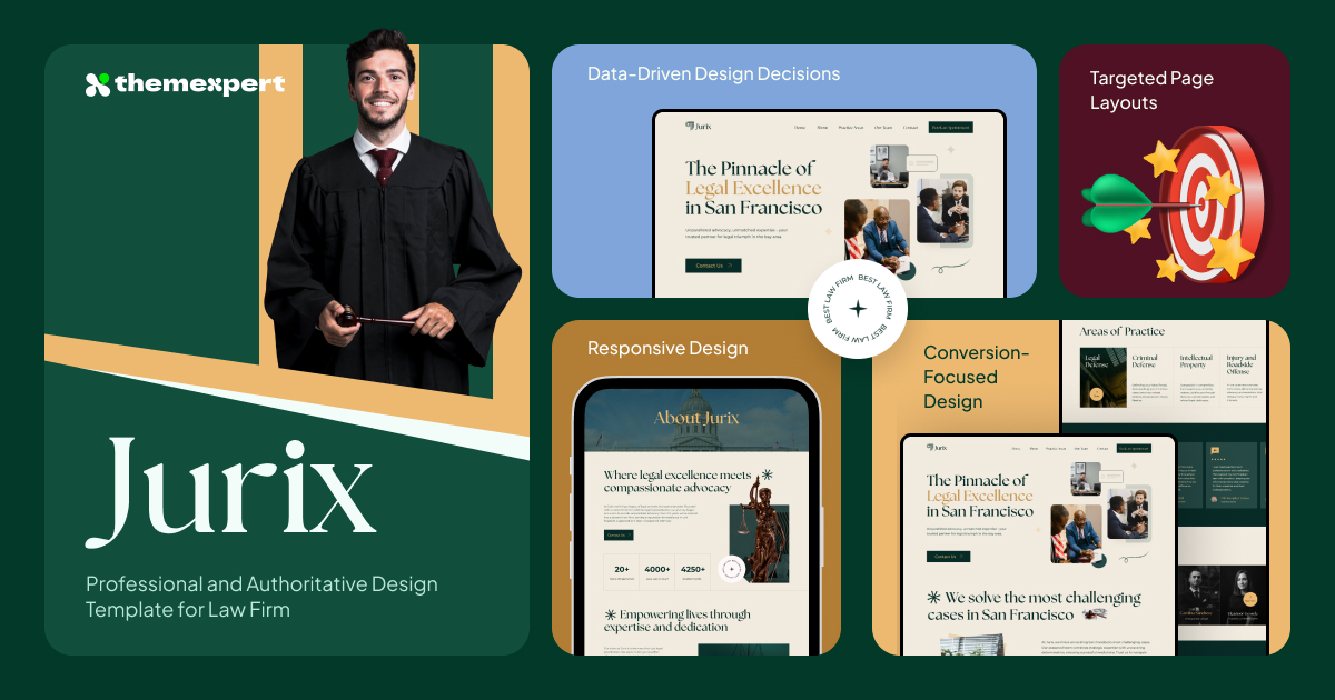 Jurix - A Joomla 5 Template made for Law Practitioners 