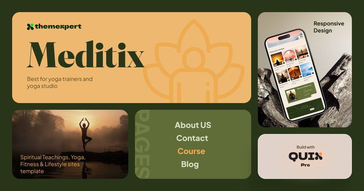 Introducing Meditix - The Best Joomla 5 Template for Yoga Studios