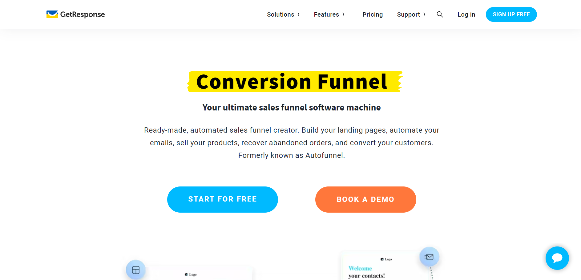 Automated Conversion Funnel Sales Funnel Software GetResponse