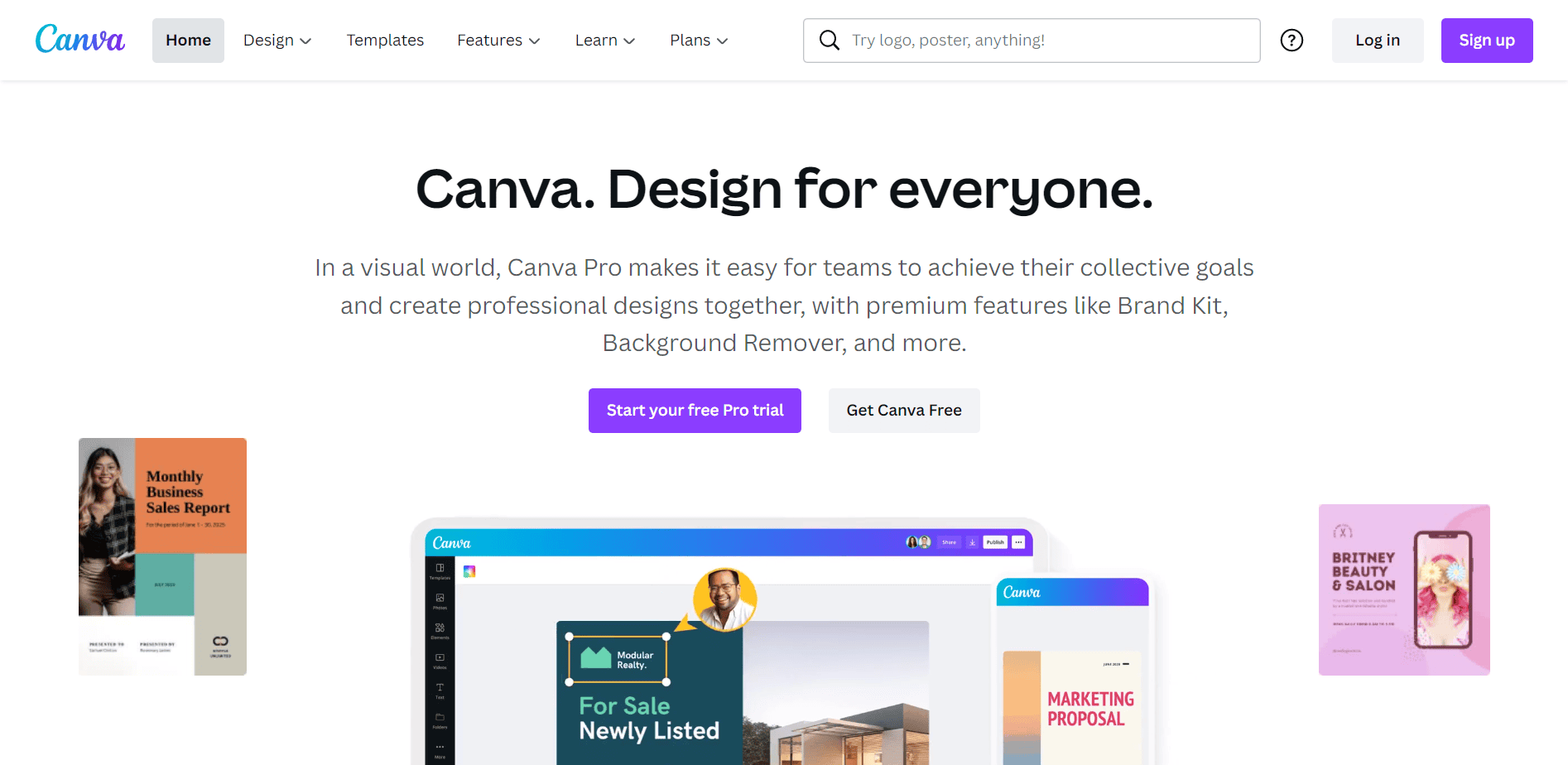 Free Design, Photo, and Video Tool