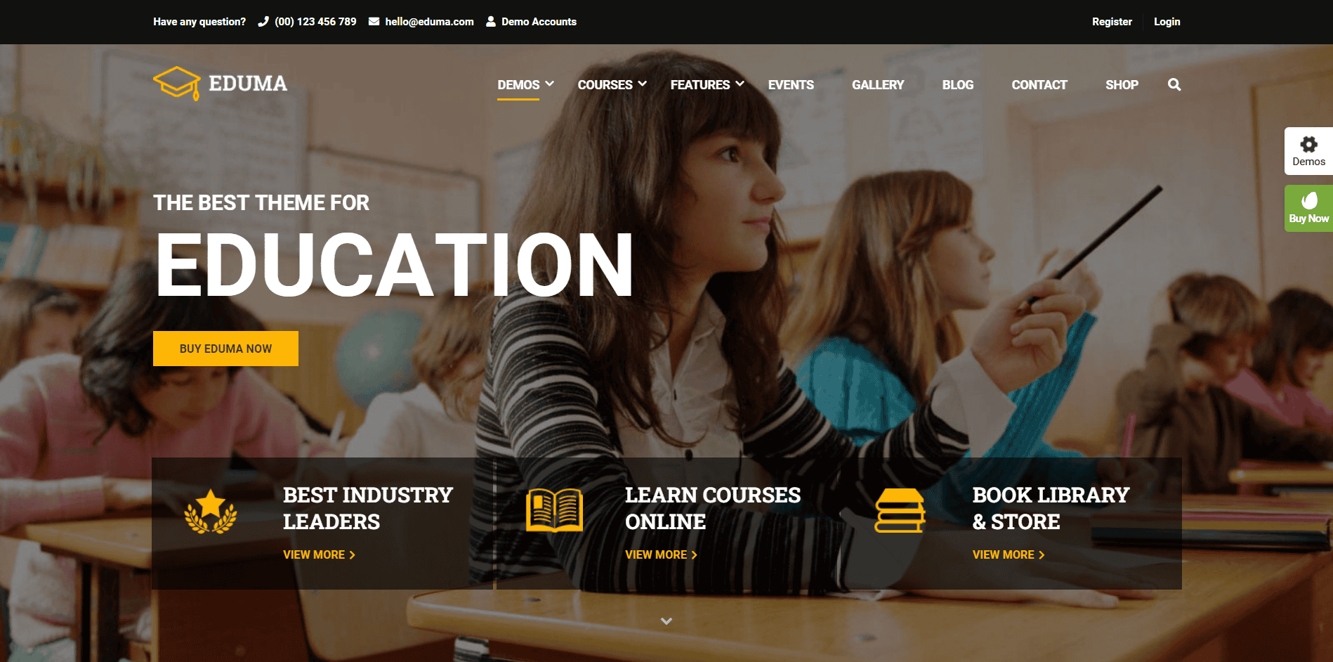 Eduma 1 Premium Education WordPress Theme for LMS All Time