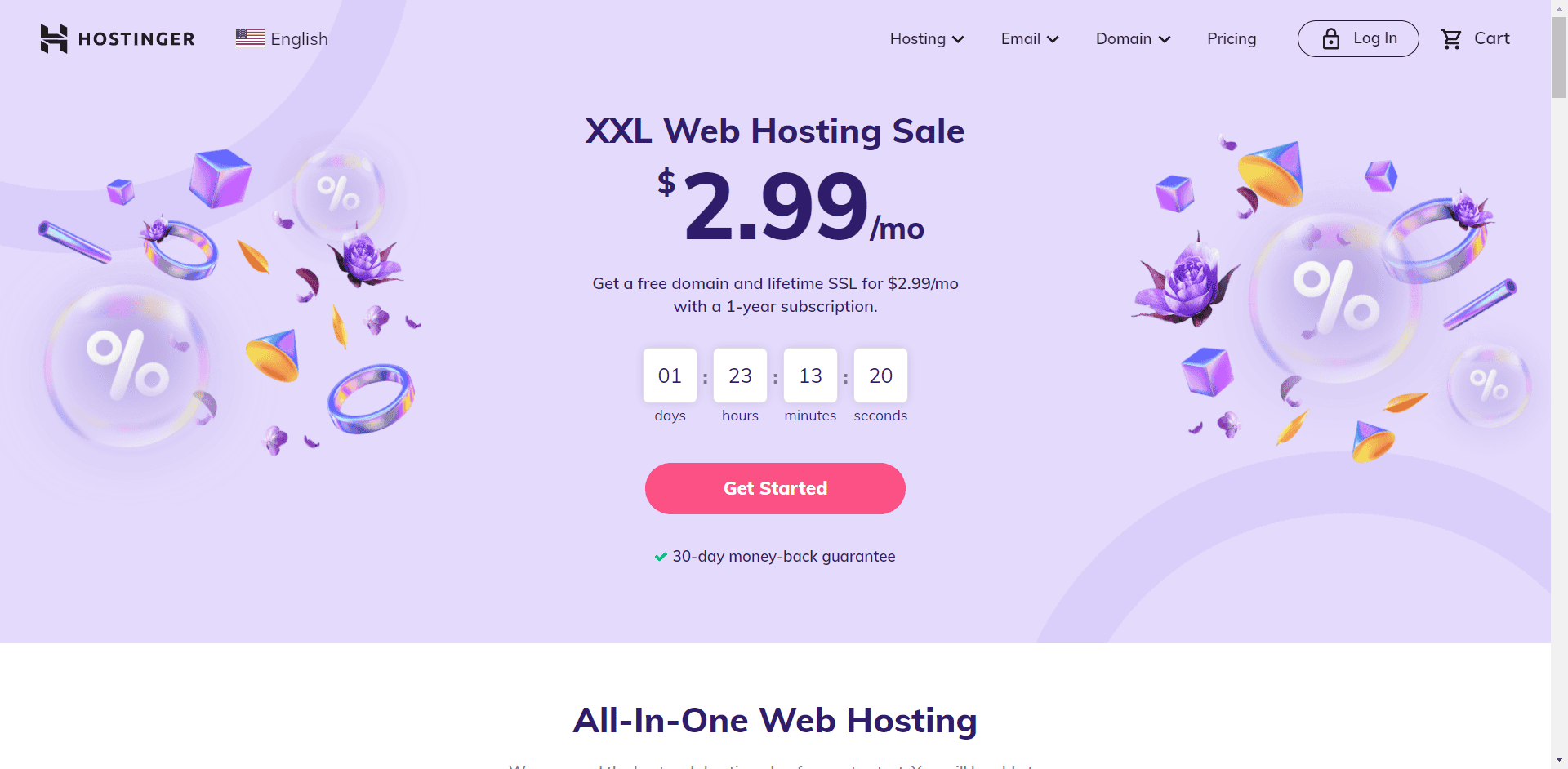 Go Online With Hostinger Host Your Website For Only 1 99