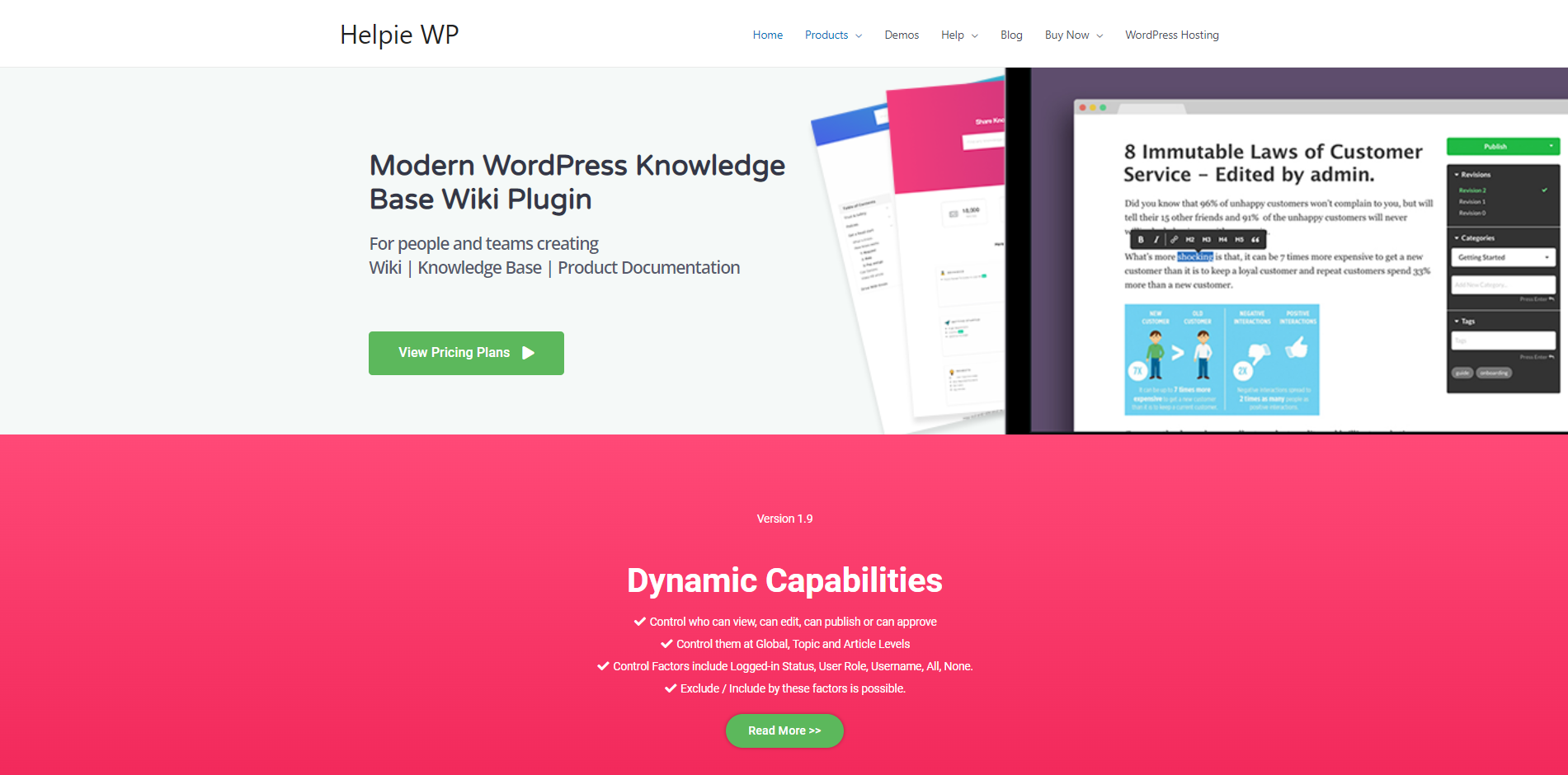 Helpie WP WordPress Knowledge Base Wiki Plugin with Frontend Editing