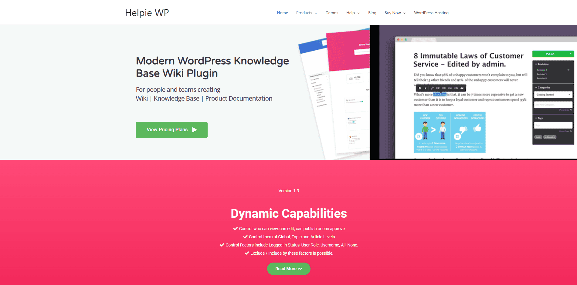 Helpie WP WordPress Knowledge Base Wiki Plugin with Frontend Editing