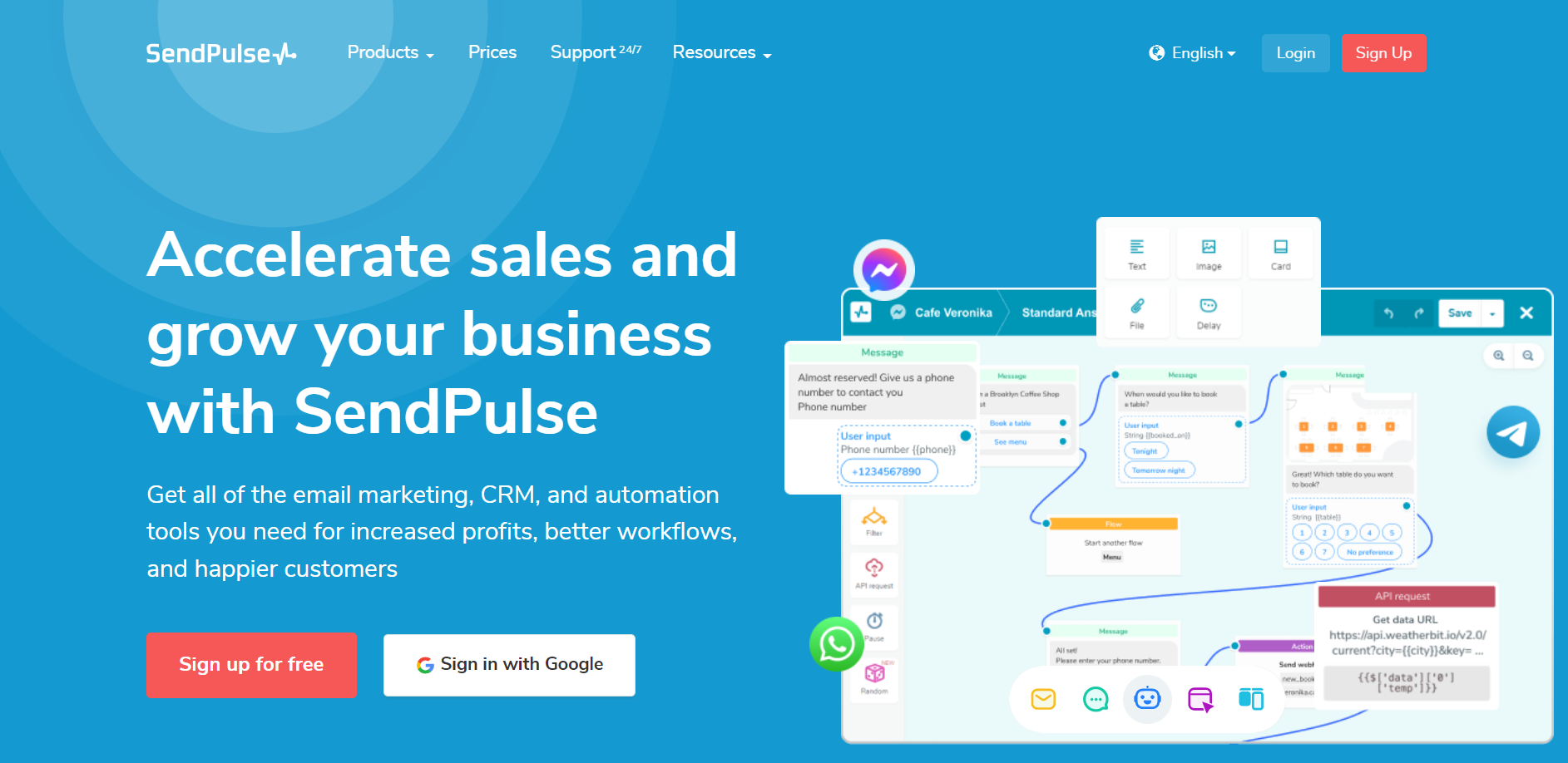 Multi Channel Marketing Automation Platform SendPulse