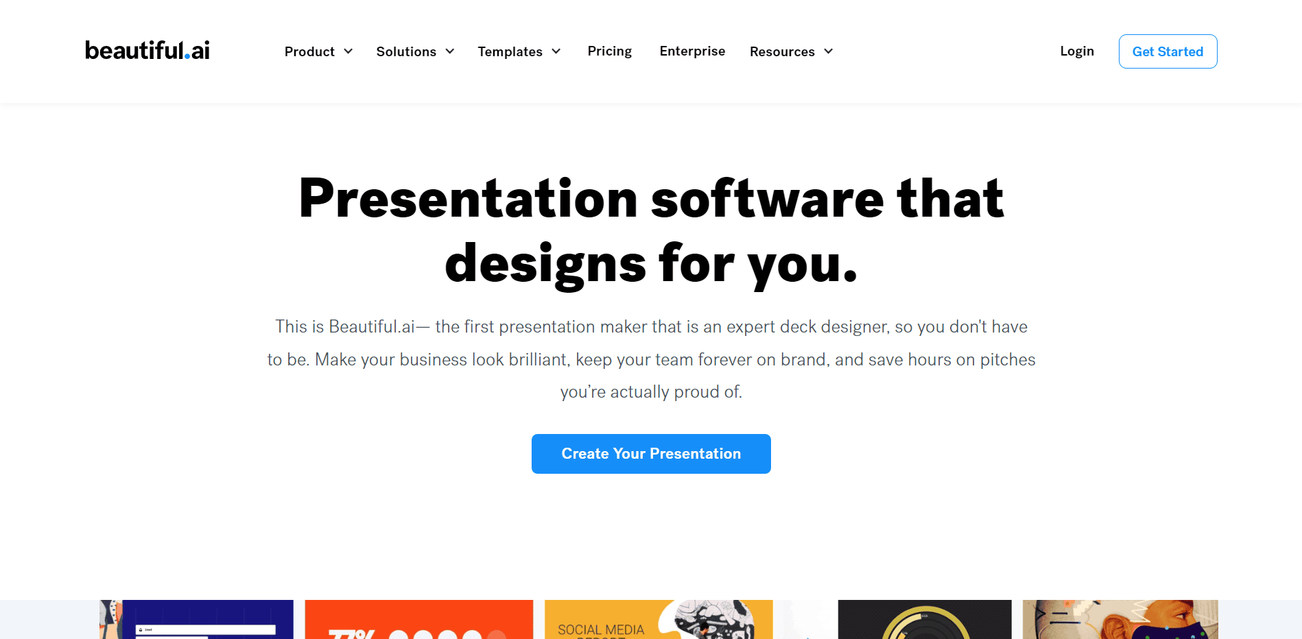 slideshow presentation software Presentation Software Basic to Beautiful in Minutes with Beautiful.ai