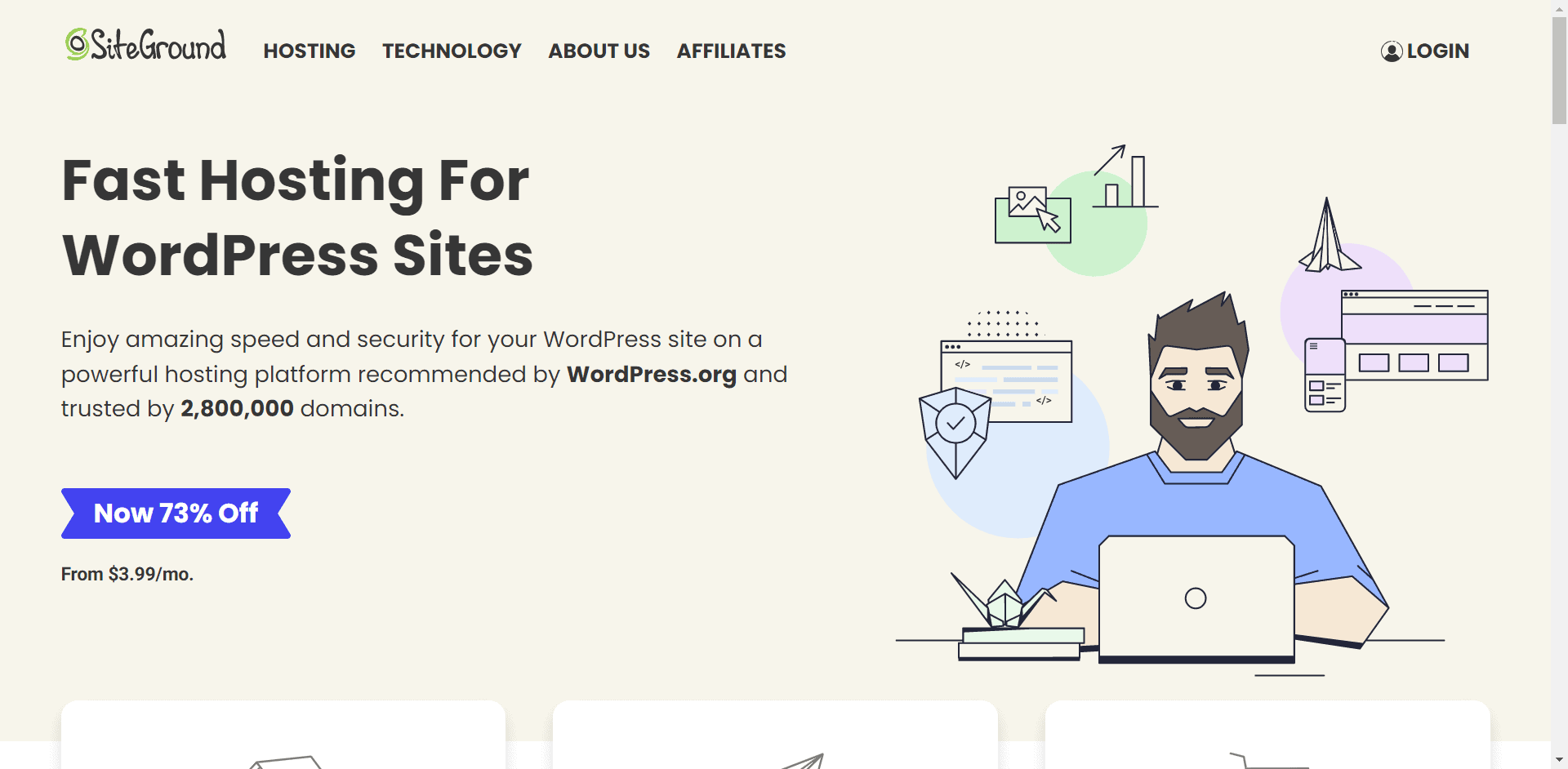 Web Hosting Services Crafted with Care SiteGround