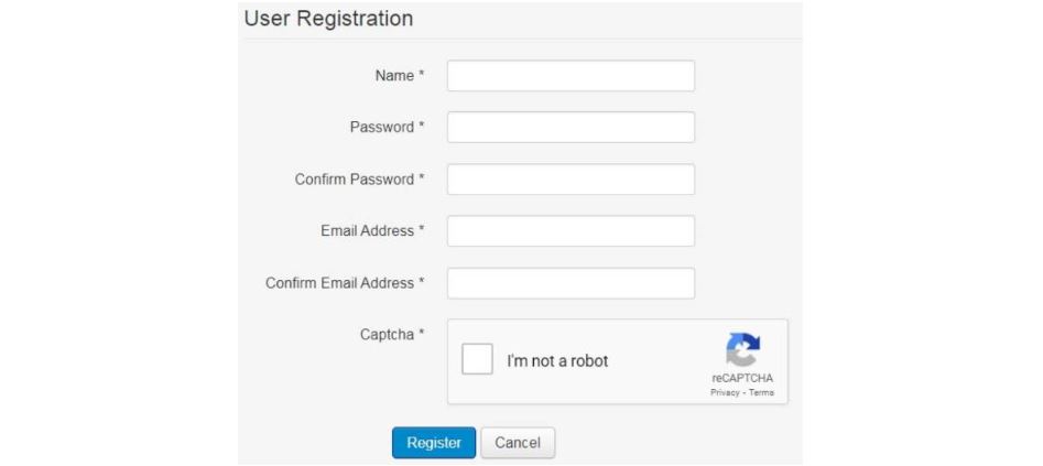 iprice simple registration form