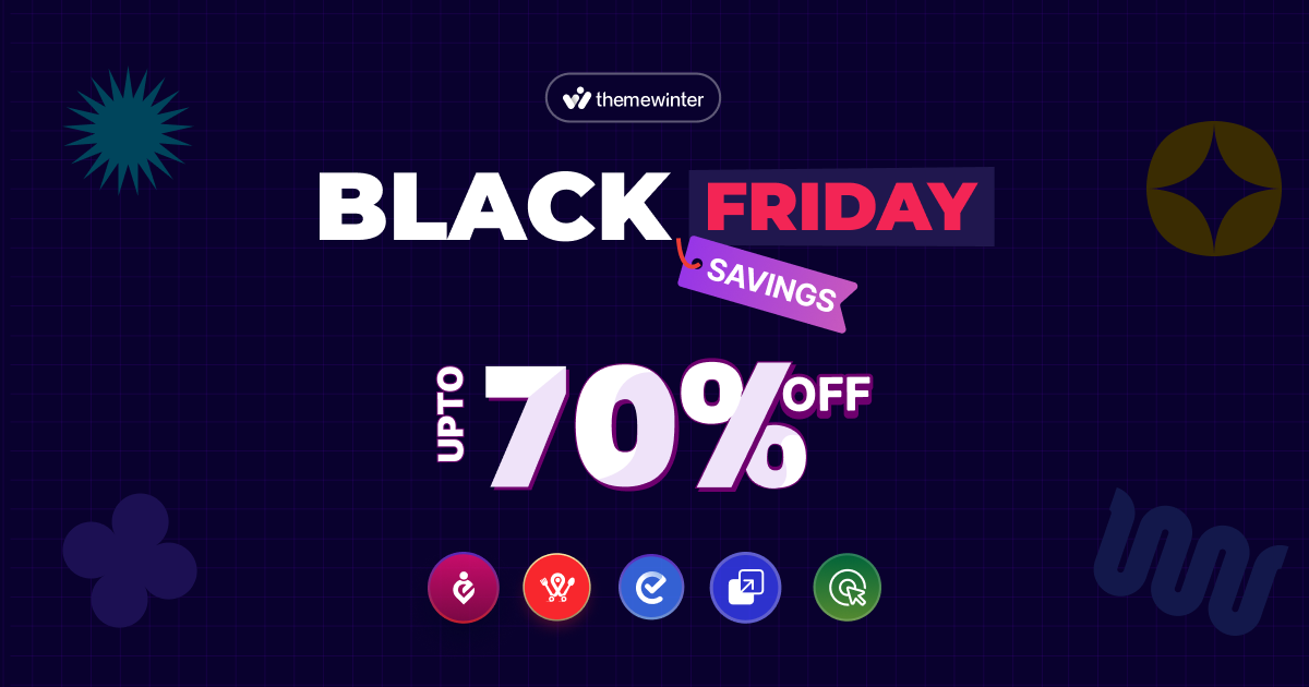 balck friday themewinter blog banner