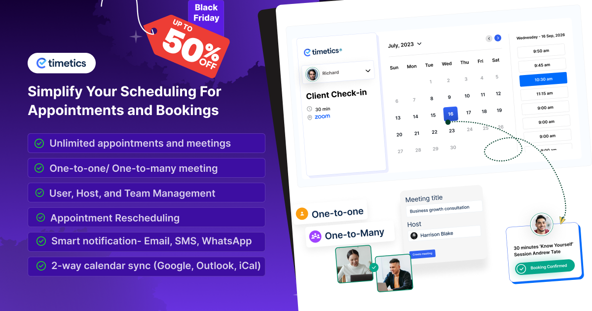 black friday 2025 timetics