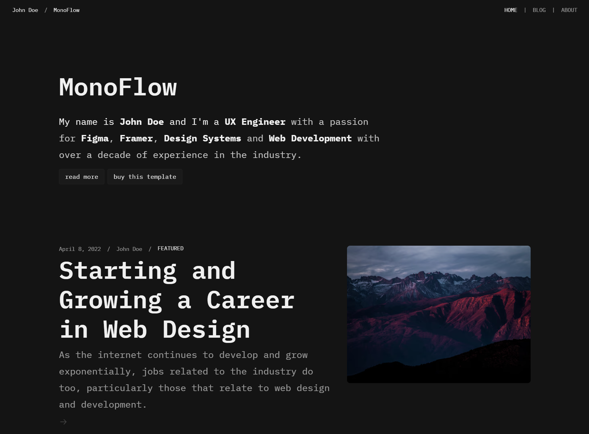 monoflow