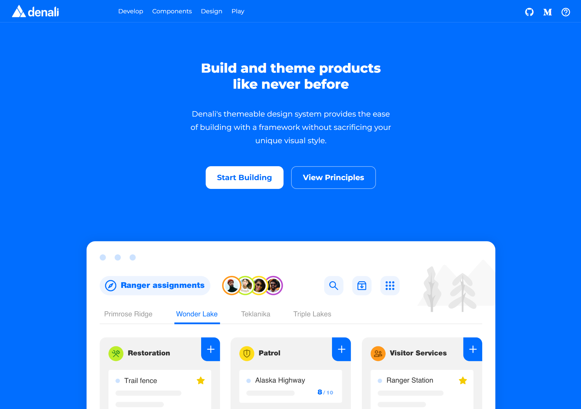 denali component library