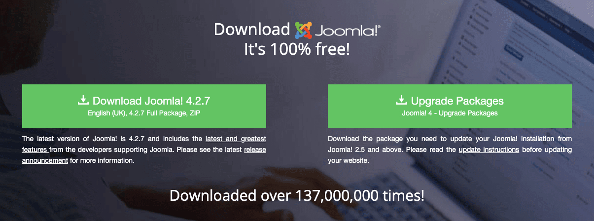 downloadJoomla4