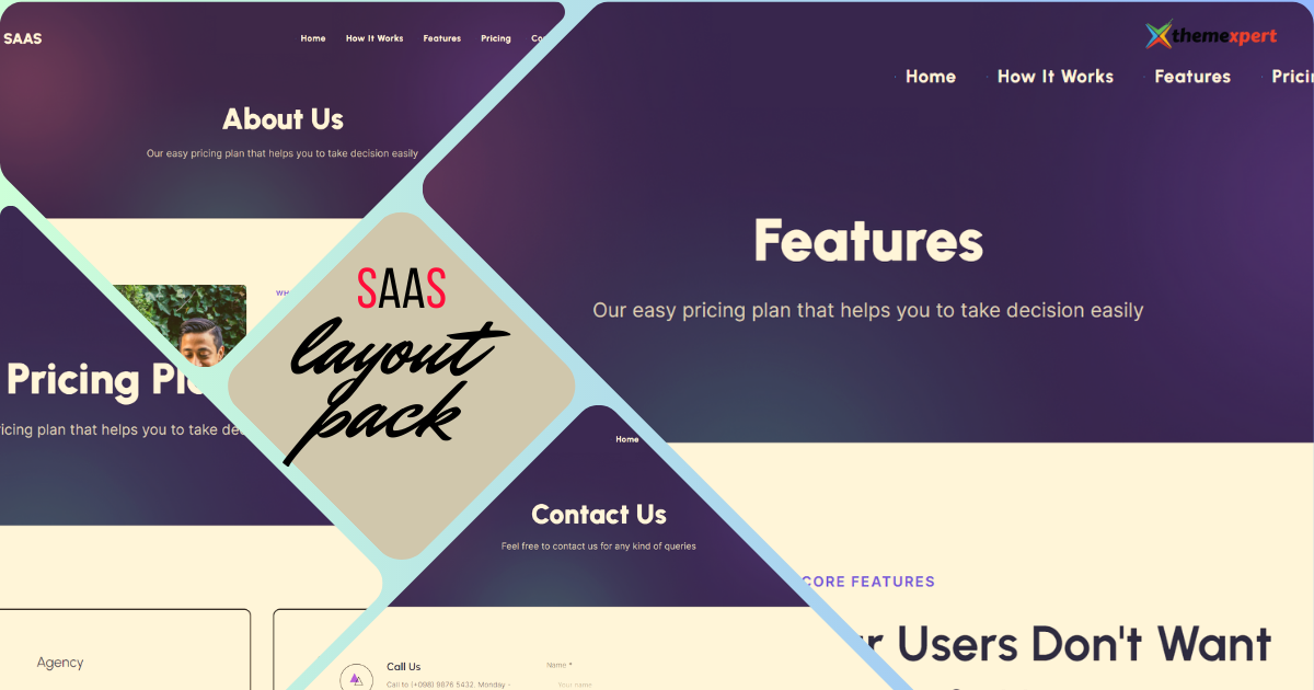 Saas layout pack