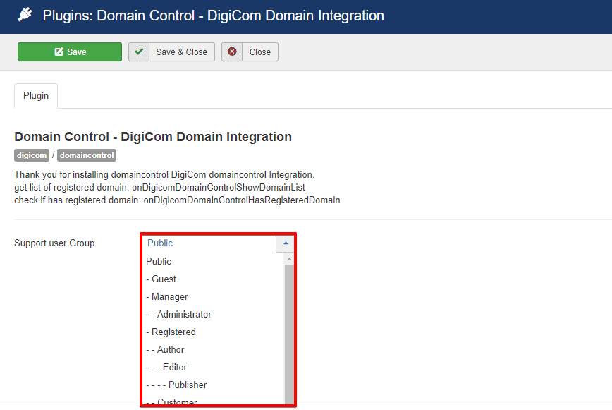 DigiCom-Domain Control