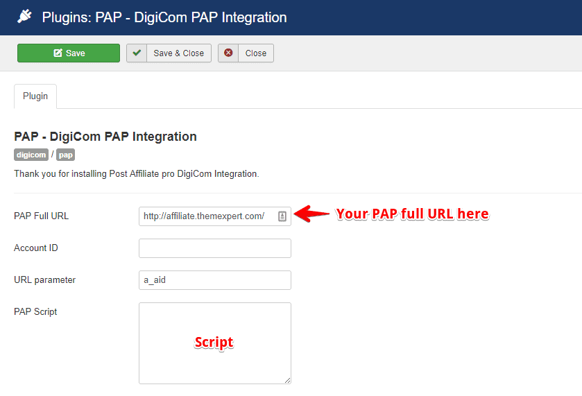 PAP Integration
