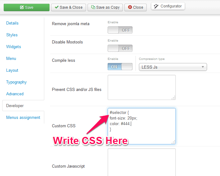 Custom CSS box