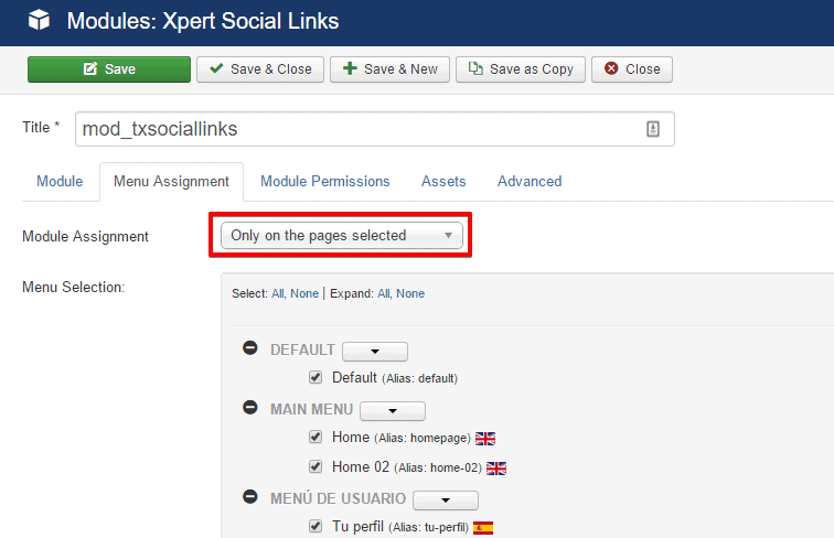 Xpert Social Links