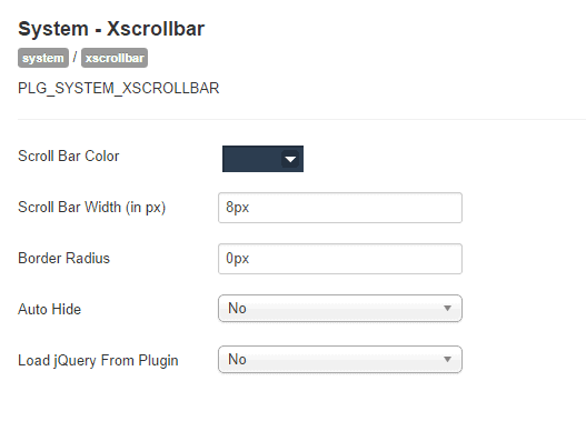 xscrollbar-settings
