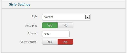 parallax slider settings