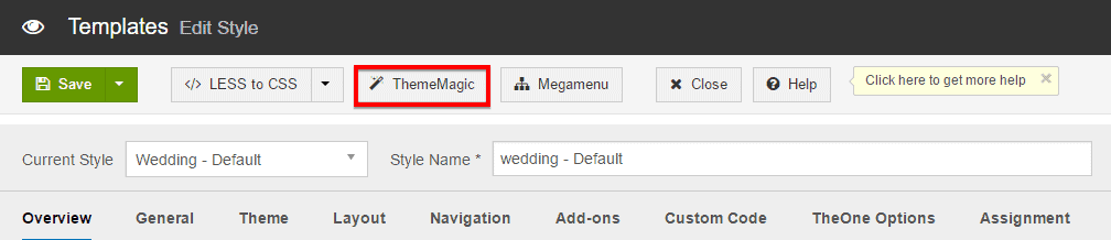 ThemeMagic Template Color Customization