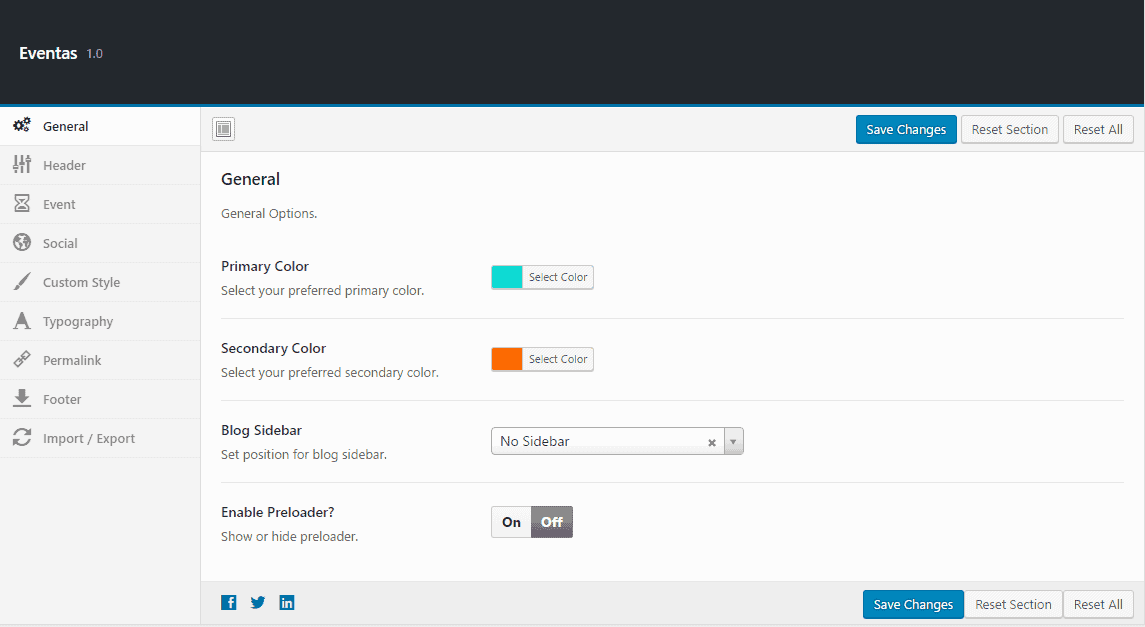 General Settings