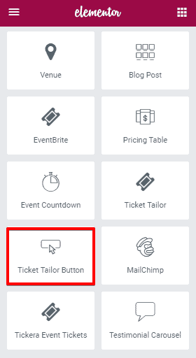 Ticket Tailor Button