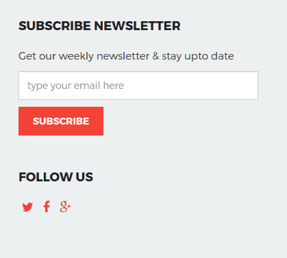 Footer2 section Front