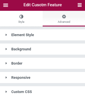 Custom Feature