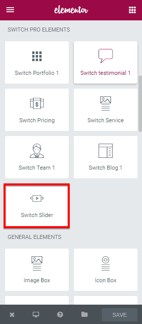 Switch Slider