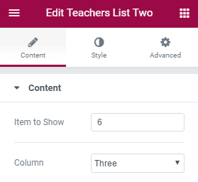 Teacher List Two