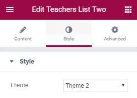 Teacher List Two