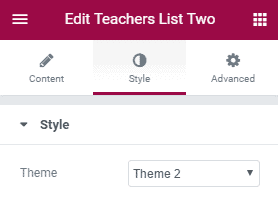 Teacher List Two