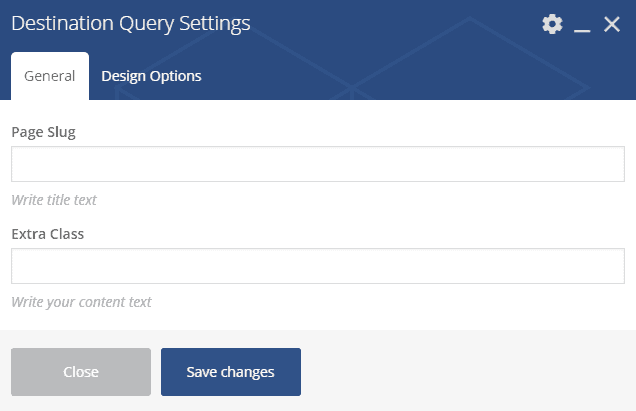 Destination Query