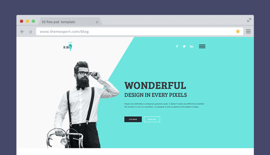 110+ Best Free PSD Website Templates - Freebiesbug