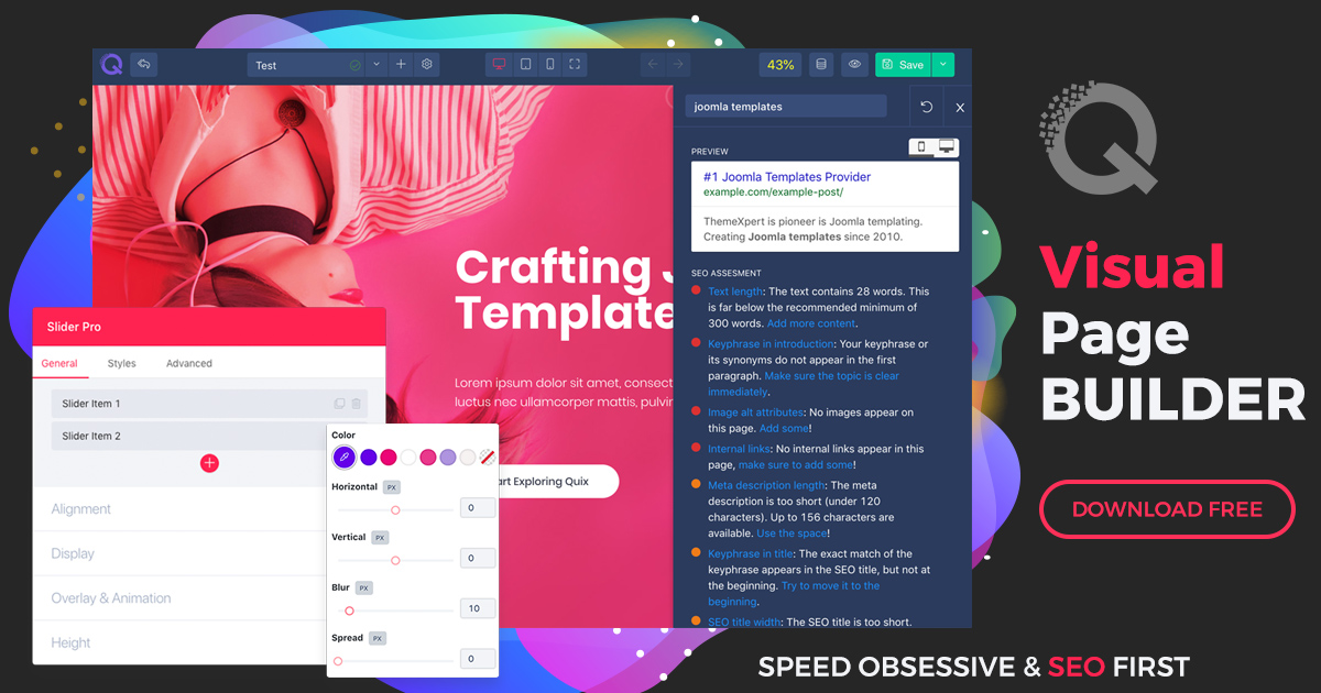 Joomla modello di dating online